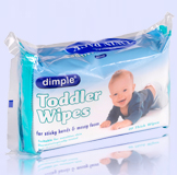 Dimple Toddler Wipes 40’s Twin Pack
